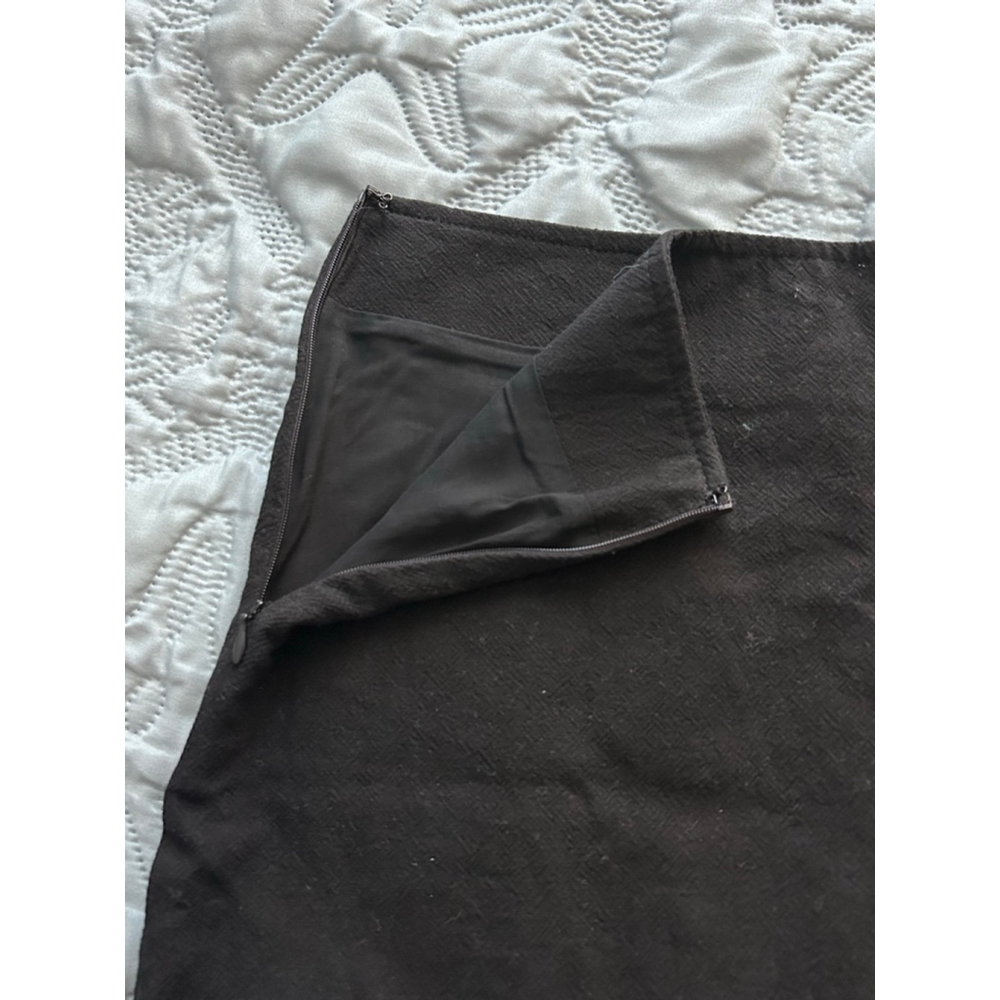 Umgee Black Multicolor Embroidered Mini Skirt Birds Pom Trim Sz L NWT - Picture 5 of 13